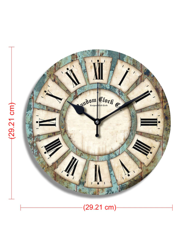 RANDOM Designer Multicoloured Analogue 29.2 cm x 29.2 cm Wall Clock